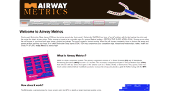 Desktop Screenshot of airwaymetrics.com